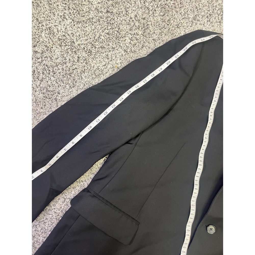 Peter Millar‎ Men's Black Blazer Jacket Business Casual Formal Suit Coat 44R - Picture 8 of 10
